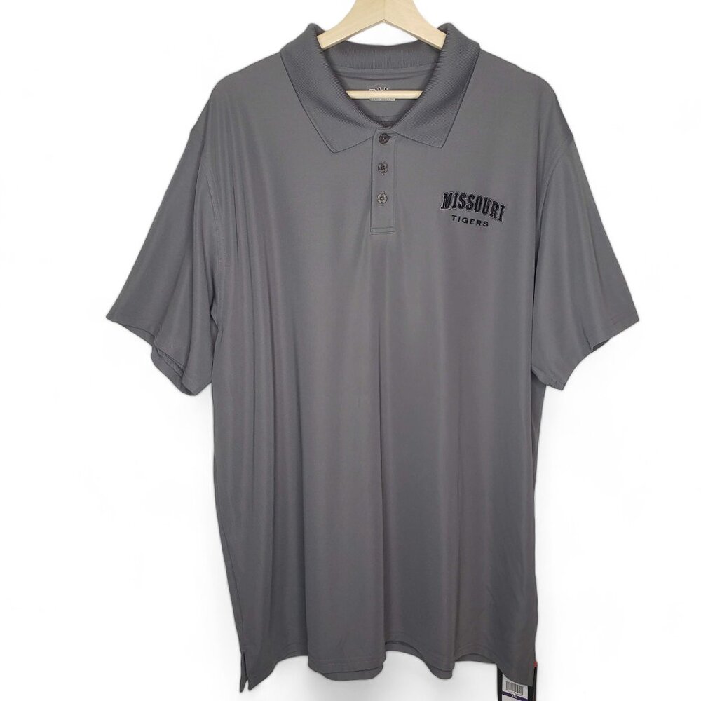NWT Missouri Tigers Under Armour Mens Heat Gear Men's Polo Shirt Football XXL